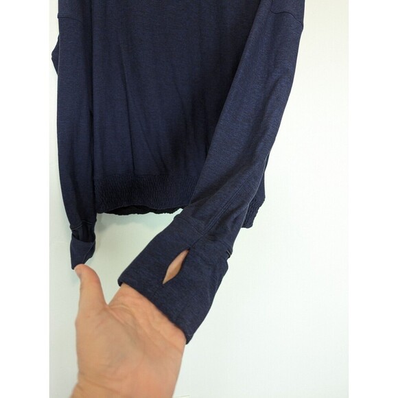 Lululemon Lead the Pack Hoodie Womens Size 10 Blue Sweater Athleisure Activewear - Picture 5 of 15